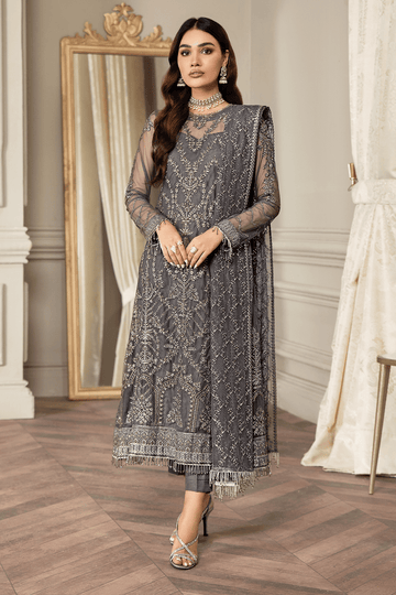 Zarif Storm Grey Mehroz Collection 2022 Online Shopping